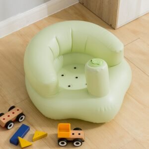 Inflatable Baby Kids Chair Children's Furniture Pvc Bath Sofa Learn Stool Training Seat Portable Dining - 2