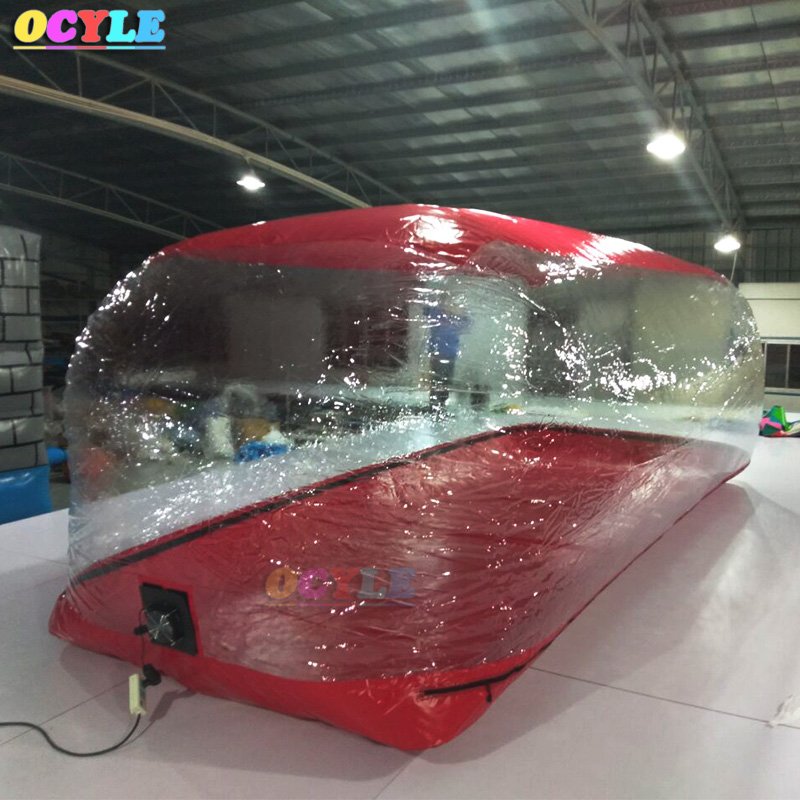 Ocyle Robust Mini Inflatable Car Capsule Showcase Cover Tent With Powerful Fan Weatherresistant Protection - 6