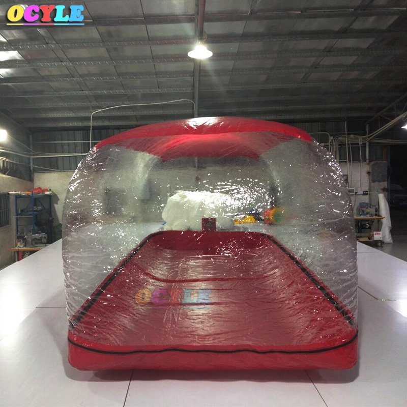 Ocyle Robust Mini Inflatable Car Capsule Showcase Cover Tent With Powerful Fan Weatherresistant Protection - 8