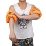 One Pair Thicken Swimming Arm Ring Floating Inflatable Air Sleeves - 2