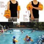 One Pair Thicken Swimming Arm Ring Floating Inflatable Air Sleeves - 4