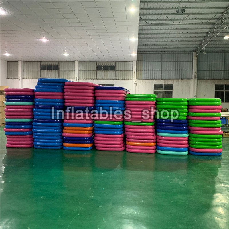 3x1x02m Inflatable Airtrack Tumbling Mat Highdensity Dwf Material Air Gymnastics Track With Pump - 6