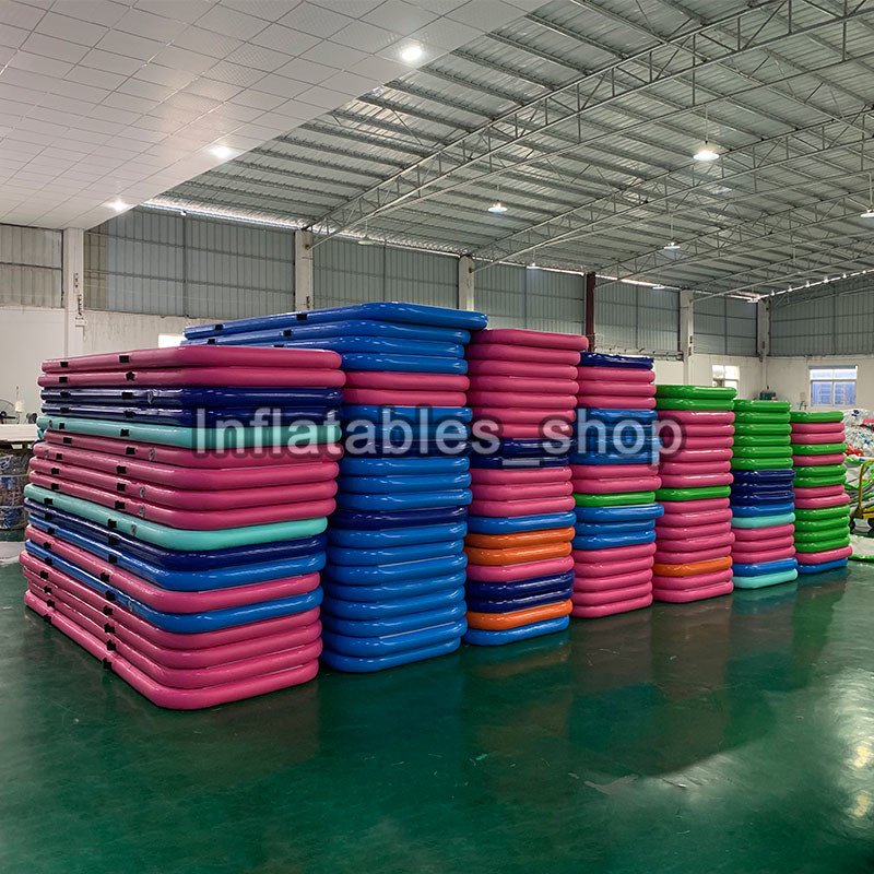 3x1x02m Inflatable Airtrack Tumbling Mat Highdensity Dwf Material Air Gymnastics Track With Pump - 7