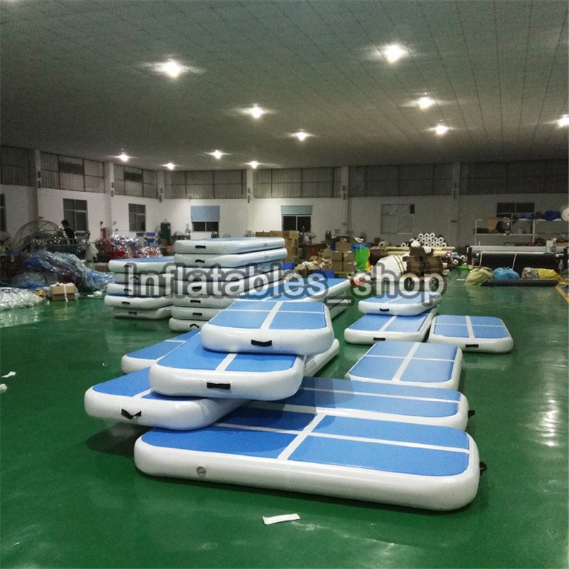 3x1x02m Inflatable Airtrack Tumbling Mat Highdensity Dwf Material Air Gymnastics Track With Pump - 11