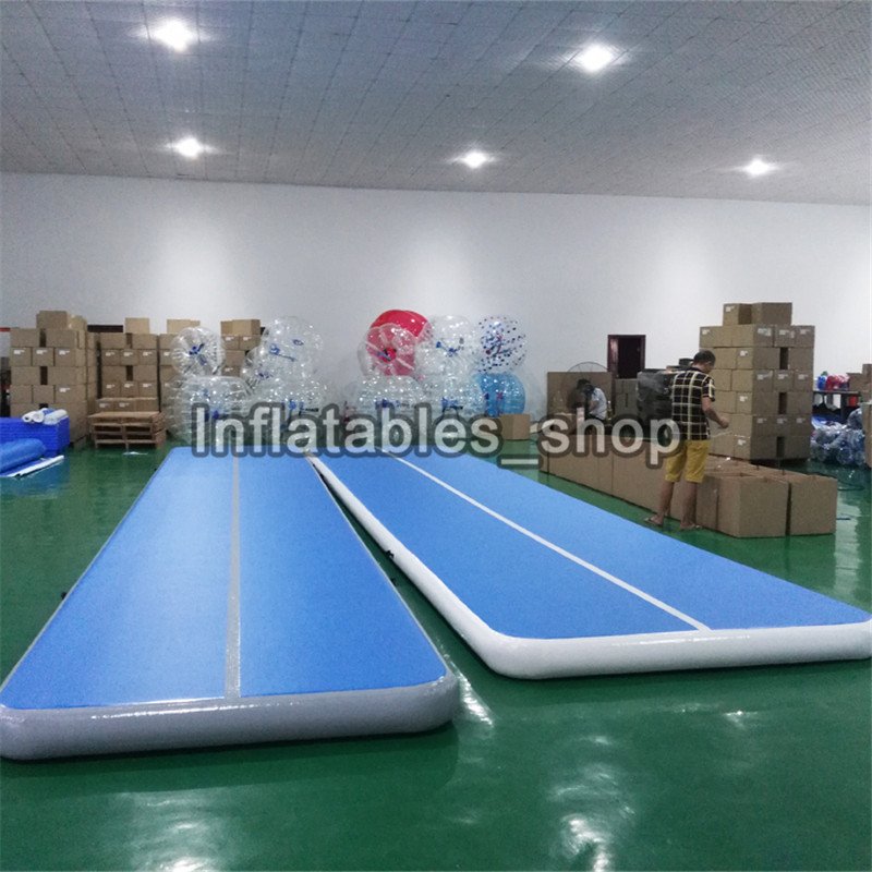 3x1x02m Inflatable Airtrack Tumbling Mat Highdensity Dwf Material Air Gymnastics Track With Pump - 12