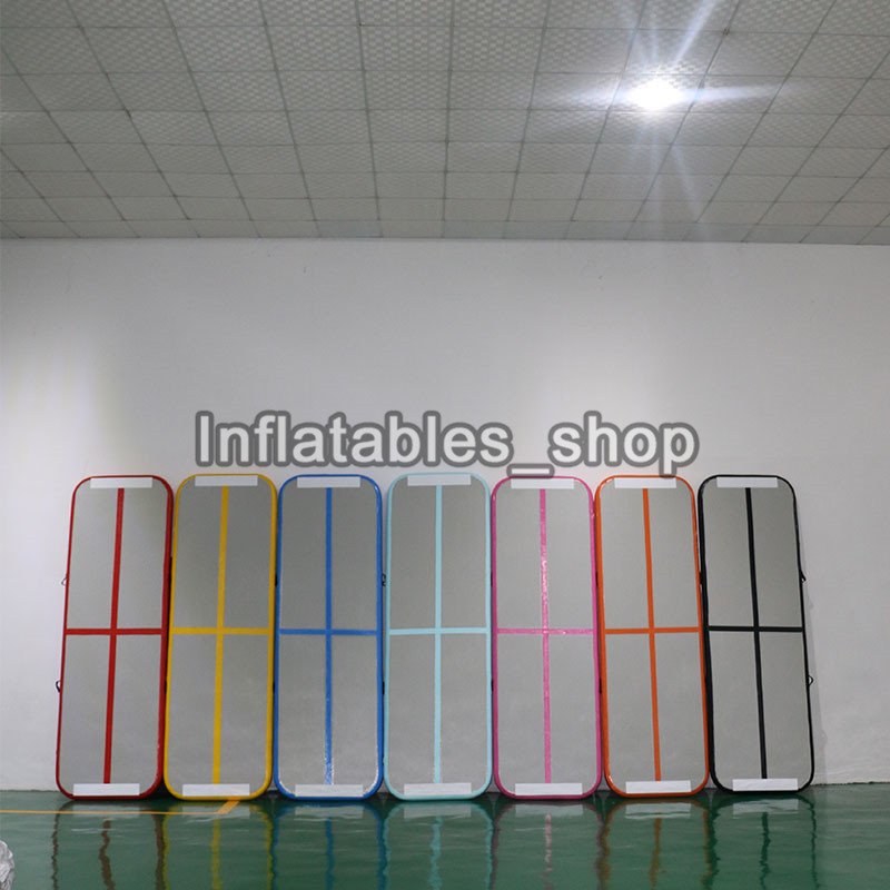 3x1x02m Inflatable Airtrack Tumbling Mat Highdensity Dwf Material Air Gymnastics Track With Pump - 13