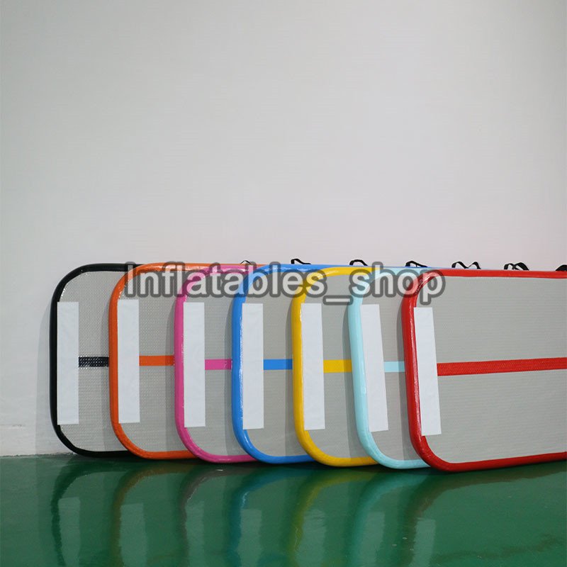 3x1x02m Inflatable Airtrack Tumbling Mat Highdensity Dwf Material Air Gymnastics Track With Pump - 14