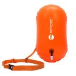 Open Water Swim Buoy Swimming Inflatable Airbag Tow Float Pool For Triathlon Pvc