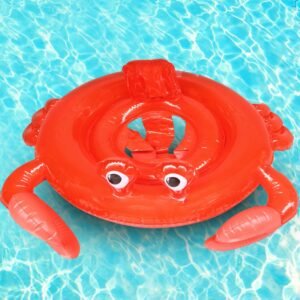 Original Children's Red Crab Seat Ring Baby Inflatable Life Buoy