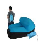 Outdoor Furniture Inflatable Camping Chair Beach Sofa For Hiking Picnic And Fishing Rest Folding Air Lounge Bed - 4