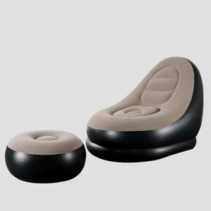 Outdoor Inflatable Sofa Indoor Small Lazy Chair Flocking Stool Single Bed Lounge