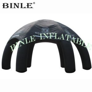 Outdoor Large Cool Black 6legs Inflatable Spider Dome Tent Structure For Car Show - 2