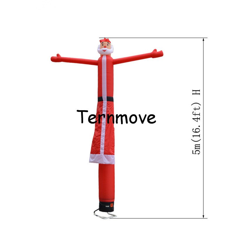 Outdoor Inflatable Christmas Santa Air Dancer Sky Dancing Man For Holiday Weddings Festivities - 5