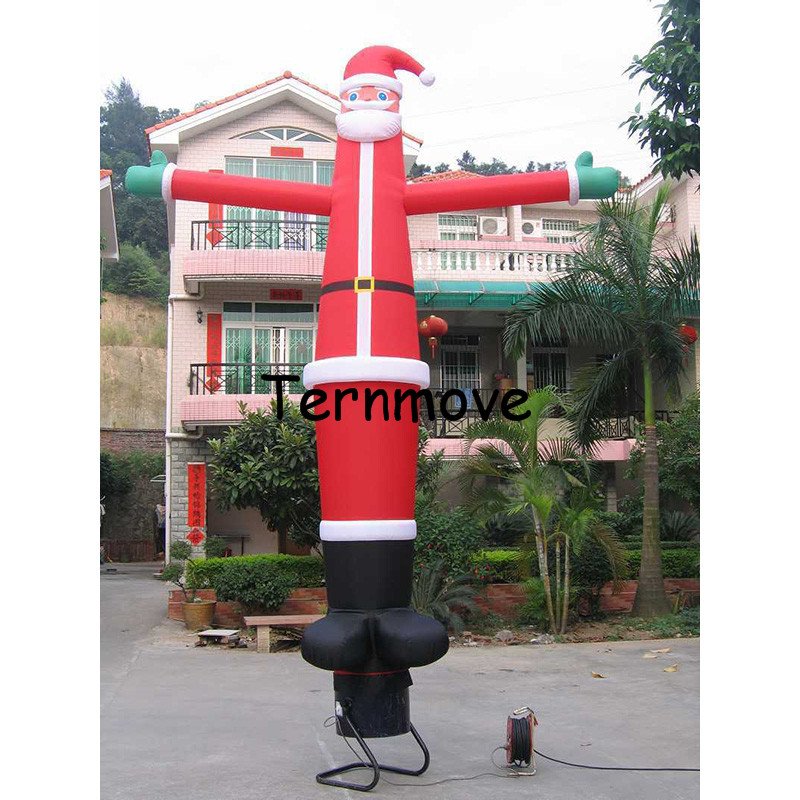Outdoor Inflatable Christmas Santa Air Dancer Sky Dancing Man For Holiday Weddings Festivities - 6
