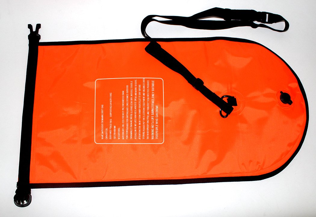 Waterproof Double Airbag Inflatable Pvc Swimming Ring Float Antidrowning Lifebuoy With Storage Outdoor Safety Buoy Bag - 6