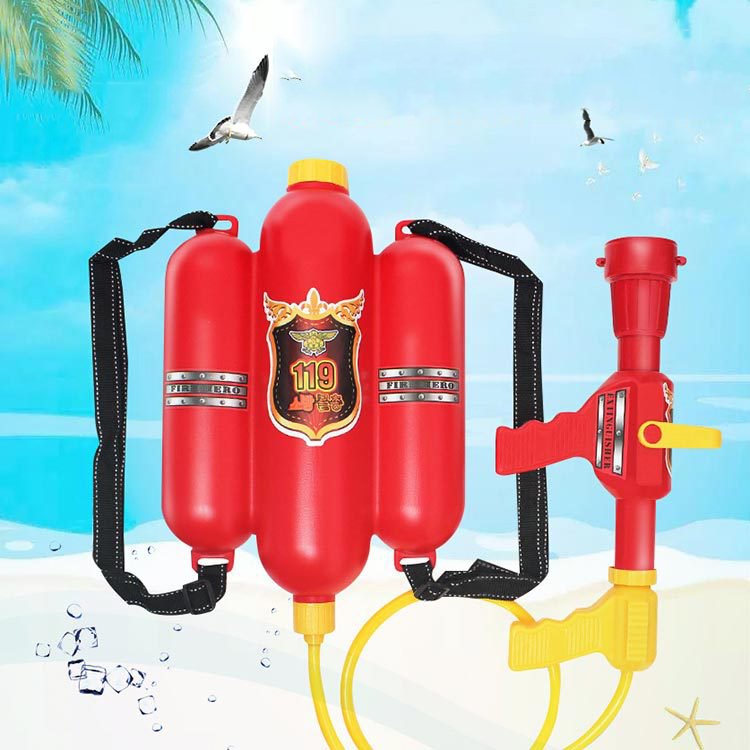 Kids Summer Water Backpack Outdoor Fire Extinguisher Toy Beach Pool Play Pull Soakers - 7 Kids Summer Water Backpack Outdoor Fire Extinguisher Toy Beach Pool Play Pull Soakers - 7