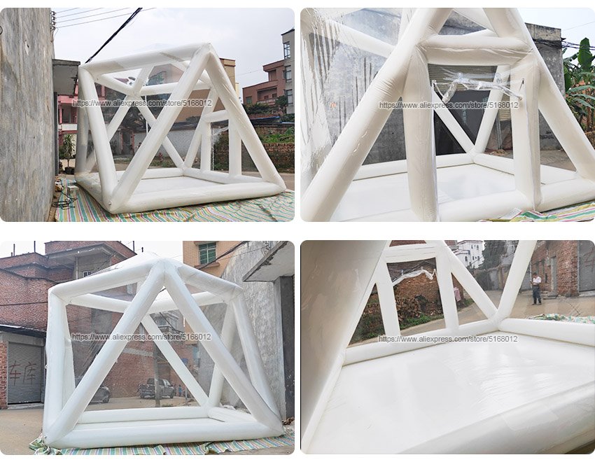 Customized 8x35x25mh Inflatable Military Fighter Tank Air Blown Toy Army Decoration Postage 8 Decoy - 1