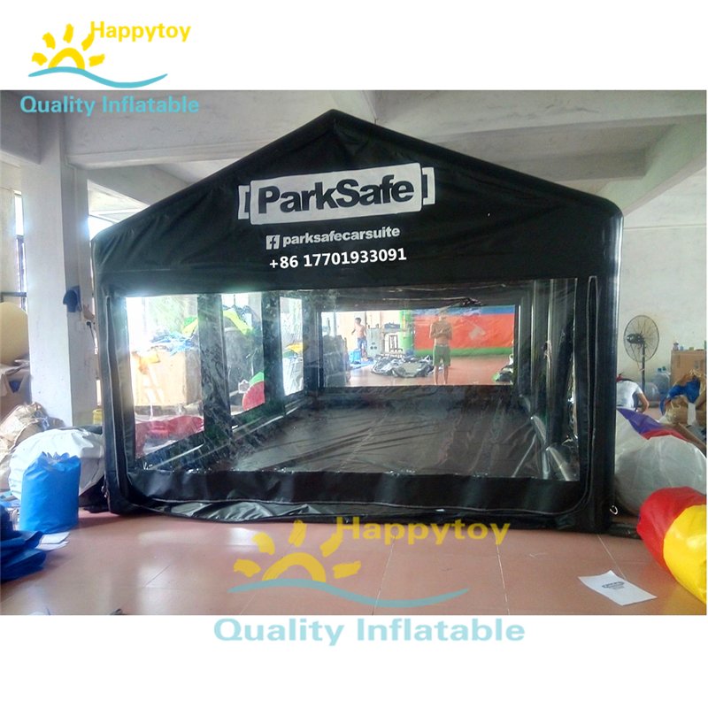 Outdoor Inflatable Car Capsule Weatherproof Airtight Vehicle Storage Tent Dustproof Showcase Protection Cover - 8