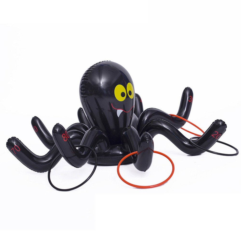 Halloween Spider Ring Toss Game Inflatable Outdoor Party Toy Fun Family Activity Childrens Holiday Decoration 913 - 1 Halloween Spider Ring Toss Game Inflatable Outdoor Party Toy Fun Family Activity Childrens Holiday Decoration 913 - 1