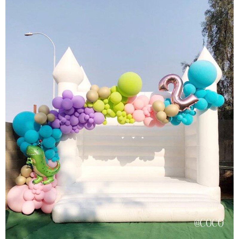 Deluxe White Inflatable Wedding Bouncer Outdoor Party Jumping Castle 4x4m 13x13ft Event Celebration Bounce House - 3 Deluxe White Inflatable Wedding Bouncer Outdoor Party Jumping Castle 4x4m 13x13ft Event Celebration Bounce House - 3