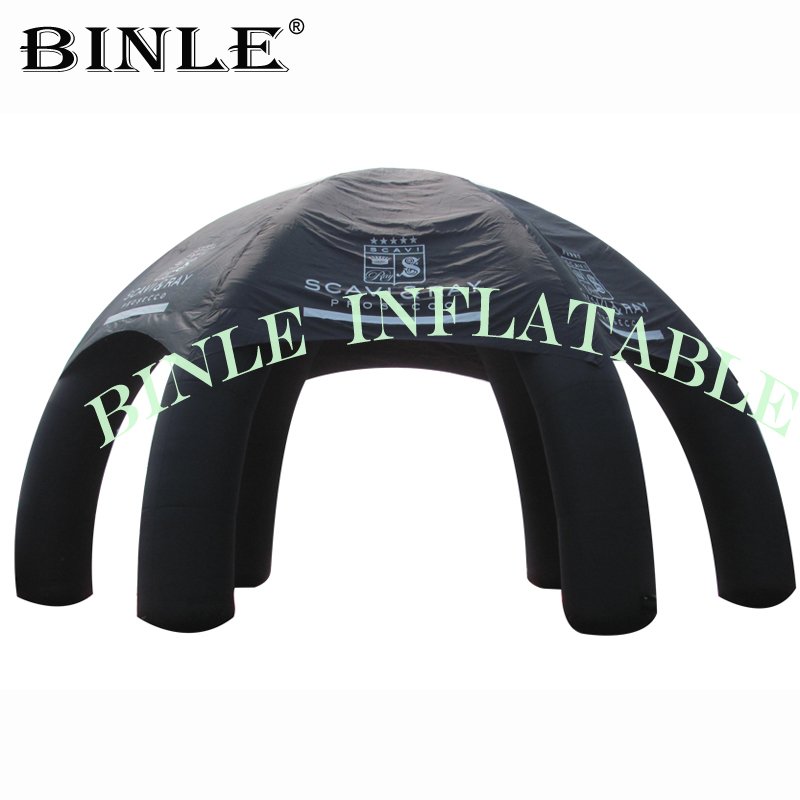 Outdoor Large Black 6legged Inflatable Spider Dome Tent For Car Shows Exhibitions Events - 1 Outdoor Large Black 6legged Inflatable Spider Dome Tent For Car Shows Exhibitions Events - 1