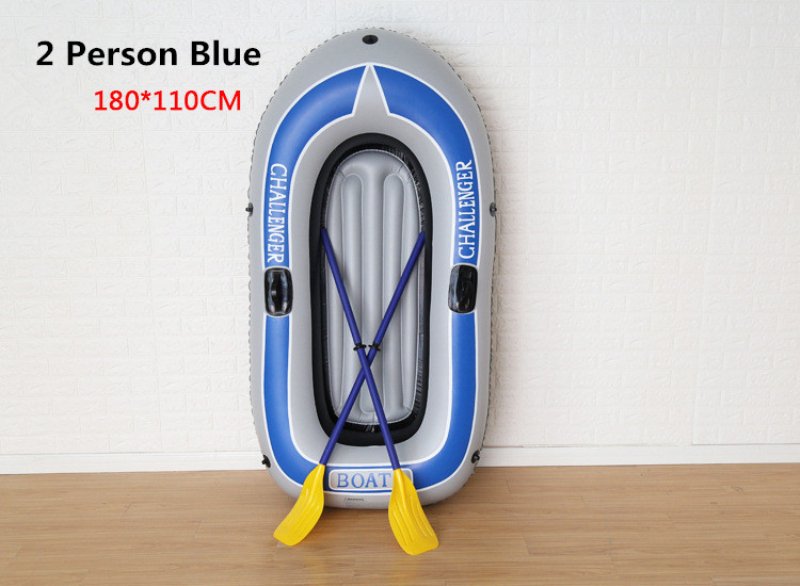 Deluxe Inflatable Kayak For 23 Persons Ideal For Outdoor Rafting Sea Fishing Leisure Water Activities - 3