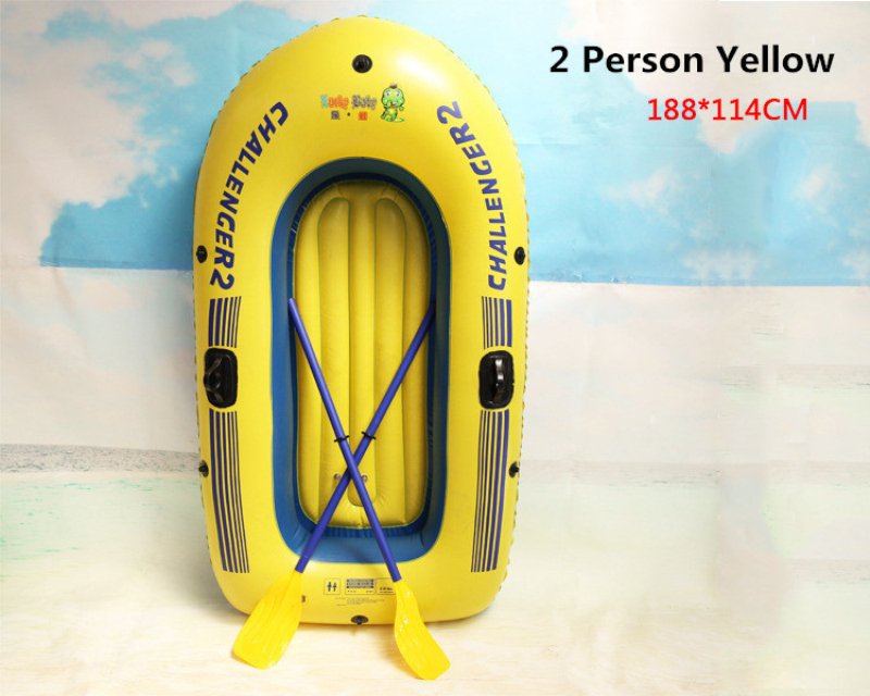 Deluxe Inflatable Kayak For 23 Persons Ideal For Outdoor Rafting Sea Fishing Leisure Water Activities - 1
