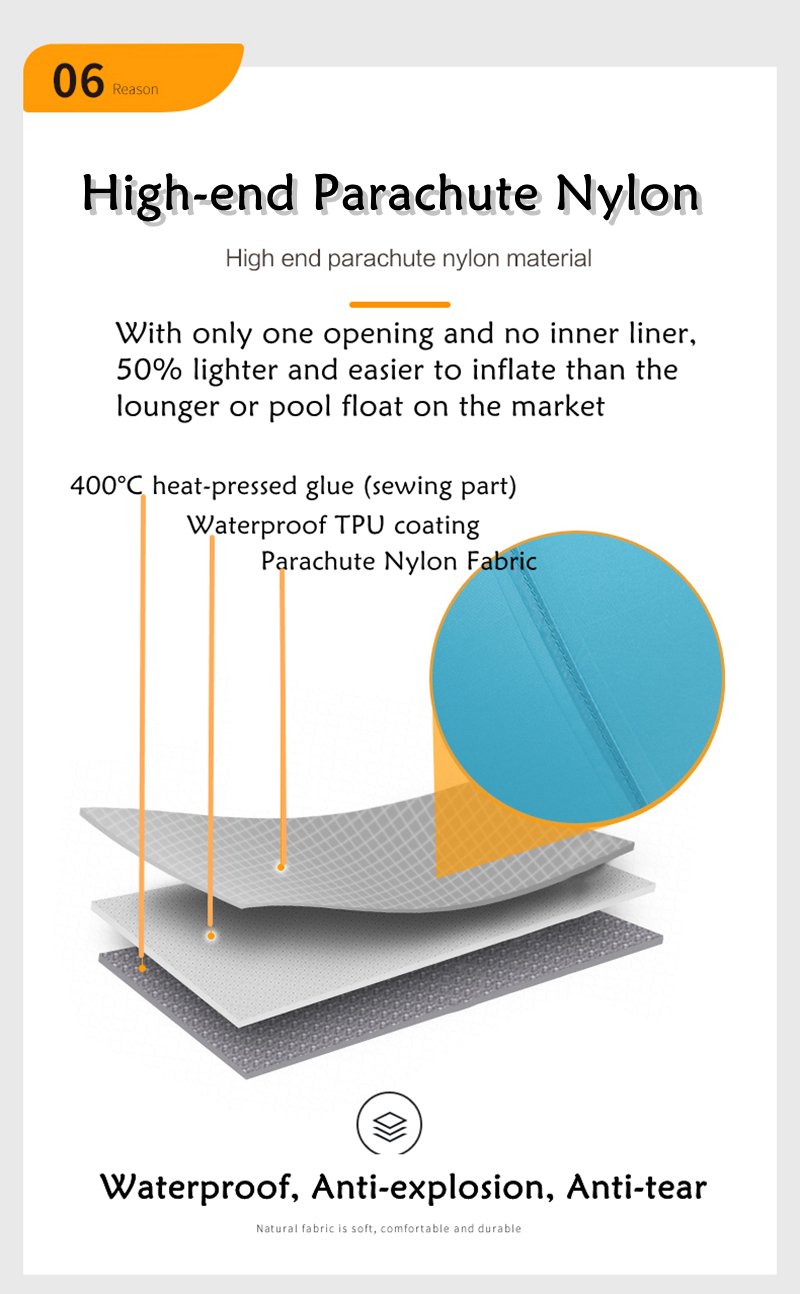 Portable Inflatable Air Sofa Sleeping Bag Camping Mattress Beach Bed Hammock Fishing Chair For Outdoor Adventure - 7