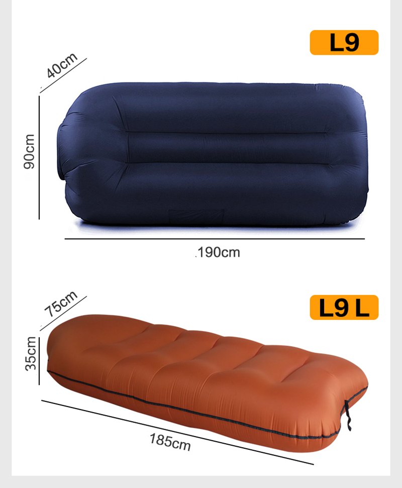 Portable Inflatable Air Sofa Sleeping Bag Camping Mattress Beach Bed Hammock Fishing Chair For Outdoor Adventure - 11