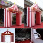 Portable Toy 4 8x1x4 8mh Inflatable Gate Arch Way Customized Red Arches Splendid Entrance - 5