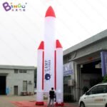 Promotional Toy 10mh Inflatable Giant Rocket Model Customized Spaceship Shuttle Decoration For Displaying - 2