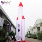 Promotional Toy 10mh Inflatable Giant Rocket Model Customized Spaceship Shuttle Decoration For Displaying - 5