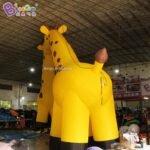 Promotional Toy 13x7mh Inflatable Giraffe Arch Way Air Blow Animal Zoo Entrance Arches Decoration Made To Order - 2