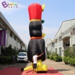 Promotional Toy 6mh Inflatable Penguin Model Wearing Hat Individualized Style For Advert Decoration In Promotion - 5