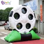 Pvc 3 1 3mh Inflatable Football Goal 5 Target Holes Soccer Dart Board Toy - 2