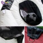 Pvc 3 1 3mh Inflatable Football Goal 5 Target Holes Soccer Dart Board Toy - 6