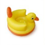 Pvc Automatic Aerated Duck Infant Learning Stool Environmentally Friendly Inflatable Small Yellow Learn Seat Wholes - 2