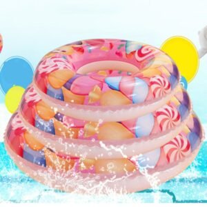 Pvc Lollipop Swim Rings Adult Swimming Circle Super Large Pool Inflatable Lifebuoy Beach For Outdoor Water Sports - 2
