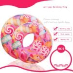 Pvc Lollipop Swim Rings Adult Swimming Circle Super Large Pool Inflatable Lifebuoy Beach For Outdoor Water Sports - 3
