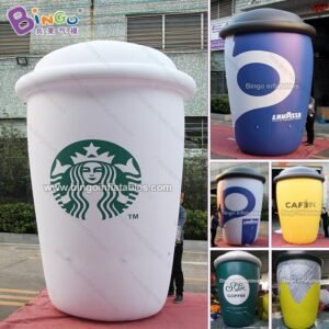 Pvc Air Sealed 10 Feet Giant Inflatable Cup Airtight Coffee Balloon Floating In The Sky- Toys - 2