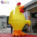 Party 5m Inflatable Yellow Chicken For Children's Playground Advertising Rooster Balloon Display Toys - 4