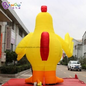 Party 5m Inflatable Yellow Chicken For Children's Playground Advertising Rooster Balloon Display Toys - 2