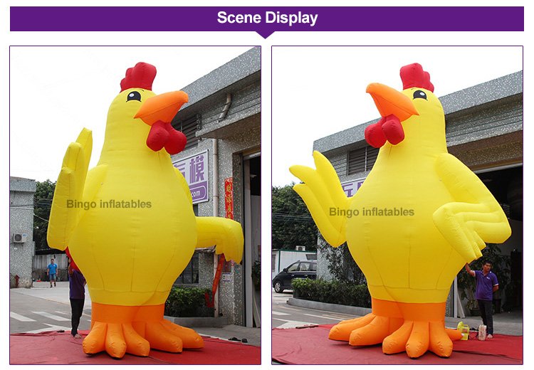 5m Giant Inflatable Yellow Chicken Balloon For Kids Playground Events Advertising Rooster Display Toy - 1 5m Giant Inflatable Yellow Chicken Balloon For Kids Playground Events Advertising Rooster Display Toy - 1
