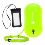 Perfeclan Waterproof Bag Case Pvc Safety Open Swim Buoy Tow Float Inflated Buoyance & Dry Phone For Water Swimming Triathlon - 6