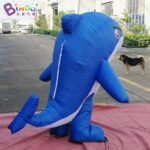 Personalized 1 8 Meters High Inflatable Shark Costume Mascot Toys - 3