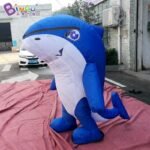 Personalized 1 8 Meters High Inflatable Shark Costume Mascot Toys - 2