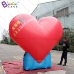 Personalized 10 Feet Height Giant Inflatable Heart Air Large For Decoration Toys - 4