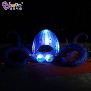 Personalized 10x3 3 Meters Inflatable Lighting Octopus Giant For Dj Cabin Toys