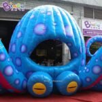Personalized 12x4 Meters Pvc Giant Inflatable Octopus For Dj Show Large Party Toy - 3