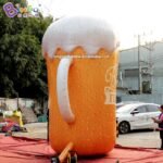 Personalized 13 Feet Pvc Inflatable Beer Glass 4m High Bottle Toys - 4